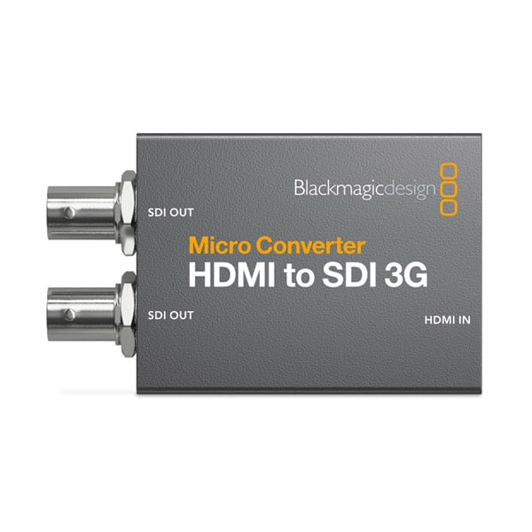 Blackmagic Design Micro Converter HDMI to SDI 3G PSU (avec alimentation) - Convertisseur Blackmagic Design Micro Converter HDMI to SDI 3G PSU (avec alimentation) - Convertisseur