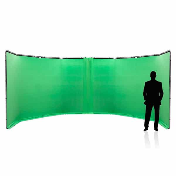 Manfrotto 7945 Connection Kit Chroma Key Green - Fond panoramique Manfrotto 7945 Connection Kit Chroma Key Green - Fond panoramique