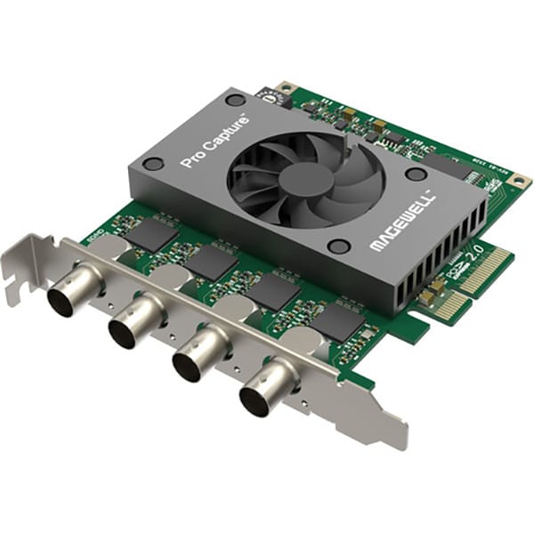 Magewell Pro Capture Quad SDI (4 canaux) - Carte PCIe Magewell Pro Capture Quad SDI (4 canaux) - Carte PCIe
