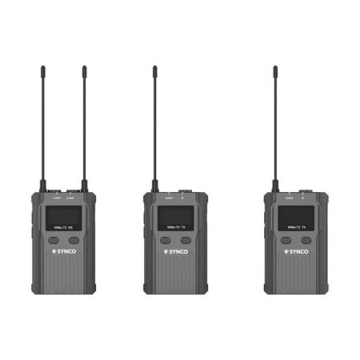 Synco Wmic-T3 (2 transmetteurs + 1 récepteur, UHF) - Kit HF Cravate