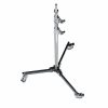 Avenger A5017 - Pied Baby sur Base Pliable avec Roues (1,7m/Argent)