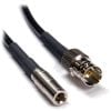 Canare DIN 1.0/2.3 vers BNC Femelle (25cm, Noir)