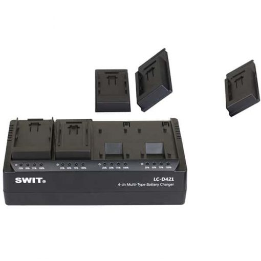 SWIT S-3602V - Chargeur 2 voies pour batteries JVC BN-VF823