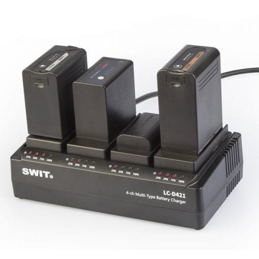 SWIT S-3602V - Chargeur 2 voies pour batteries JVC BN-VF823