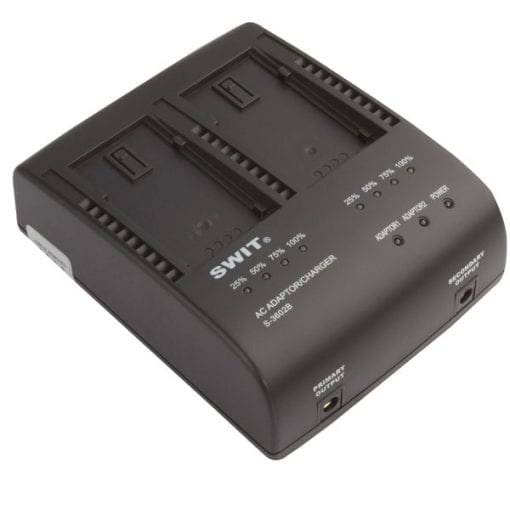 SWIT S-3602V - Chargeur 2 voies pour batteries JVC BN-VF823
