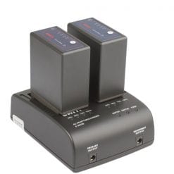 SWIT S-3602B - Chargeur 2 voies pour batteries Panasonic VW-VBG6