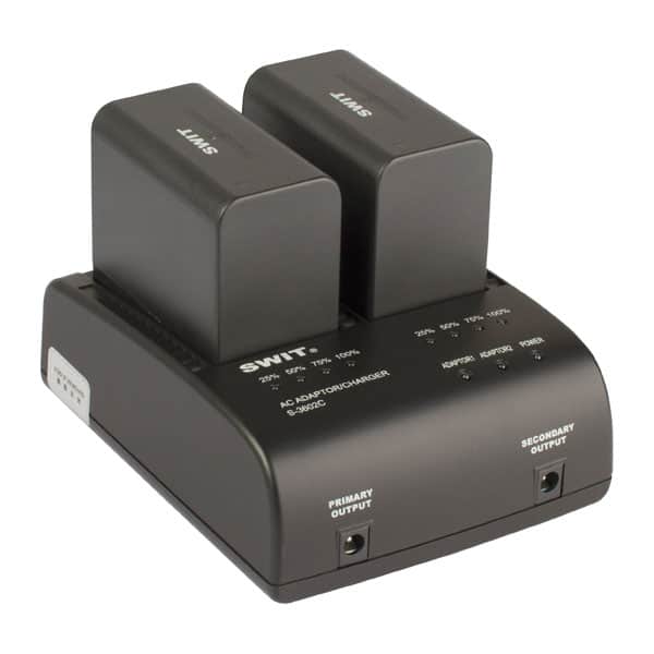 SWIT S-3602V - Chargeur 2 voies pour batteries JVC BN-VF823 SWIT S-3602V - Chargeur 2 voies pour batteries JVC BN-VF823