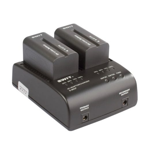 SWIT S-3602V - Chargeur 2 voies pour batteries JVC BN-VF823