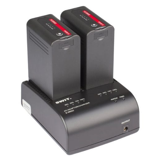SWIT S-3602V - Chargeur 2 voies pour batteries JVC BN-VF823