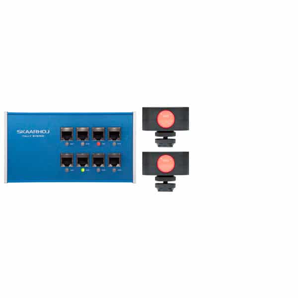 SKAARHOJ Tally Box avec 6x Tally Lights - Controleur de Tally SKAARHOJ Tally Box avec 6x Tally Lights - Controleur de Tally