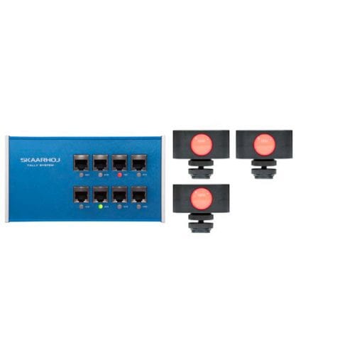 SKAARHOJ Tally Box avec 6x Tally Lights - Controleur de Tally