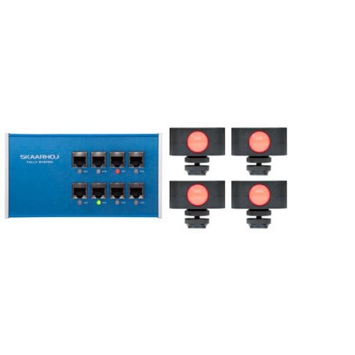 SKAARHOJ Tally Box avec 6x Tally Lights - Controleur de Tally