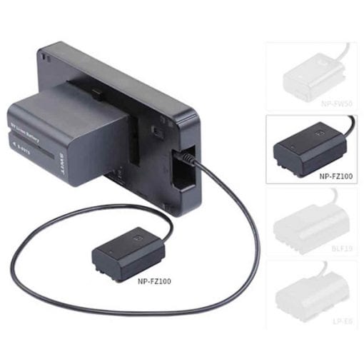 SWIT MA-55C2 - Batterie factice NP-FZ100 pour Sony Alpha 7 III/7R III/9