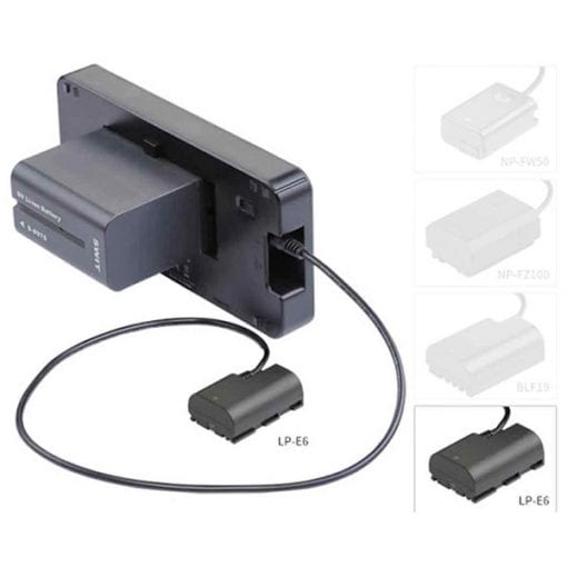 SWIT MA-55C4 - Batterie factice LP-E6 pour Canon 5D/6D/7D