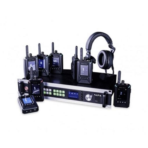 NAYA Système intercom UHF 4 postes avec fonction tally