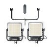 Litepanels Gemini 1X1 Hard Dual - Kit Panneau LED de 2 Gemini + lyre