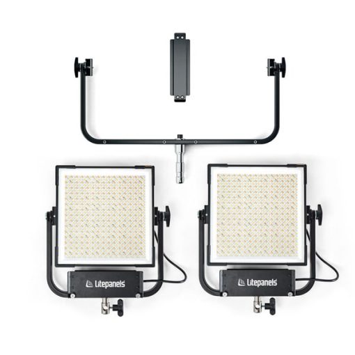 Litepanels 900-3730 - Kit Panneau LED de 2 Gemini + lyre