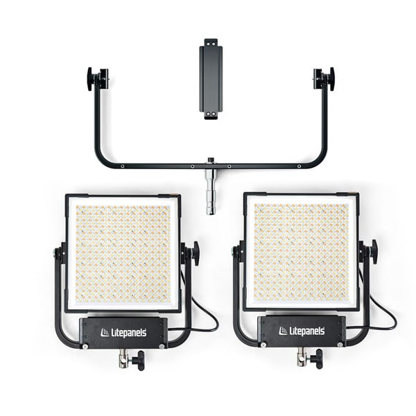 Litepanels 900-3730 - Kit Panneau LED de 2 Gemini + lyre