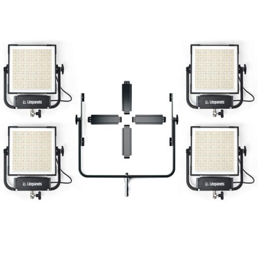 Litepanels 900-3731 - Kit Panneau LED de 4 Gemini + lyre