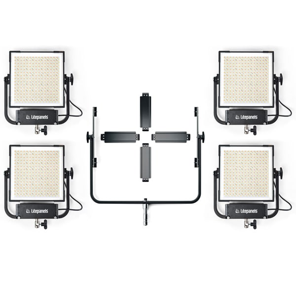 Litepanels 900-3731 - Kit Panneau LED de 4 Gemini + lyre