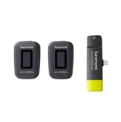 Saramonic Blink500 Pro B4 (TX+TX+RXDI) - Version Pro B3 Double Emetteur Récepteur système IOS