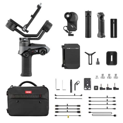 Zhiyun WEEBILL 2 Pro - Kit Stabilisateur + Sac + TransMount AI + Moteur Focus/Zoom