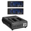 IDX NP-9X (x2) avec Chargeur JL-2PLUS - Batterie