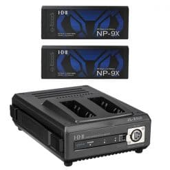 IDX NP-9X (x2) avec Chargeur JL-2PLUS - Batterie