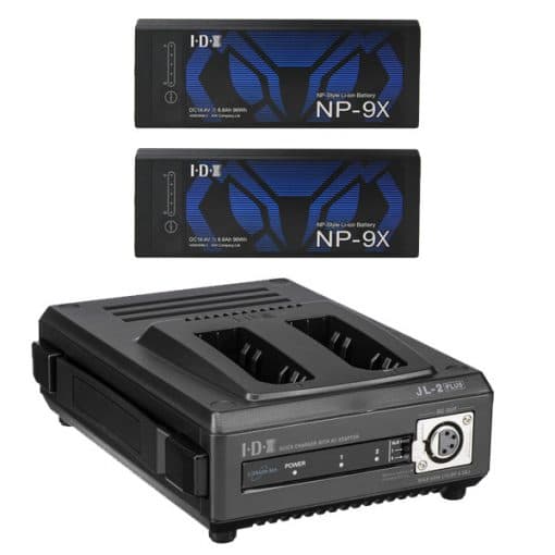 IDX NP-9X (x2) avec Chargeur JL-2PLUS - Batterie