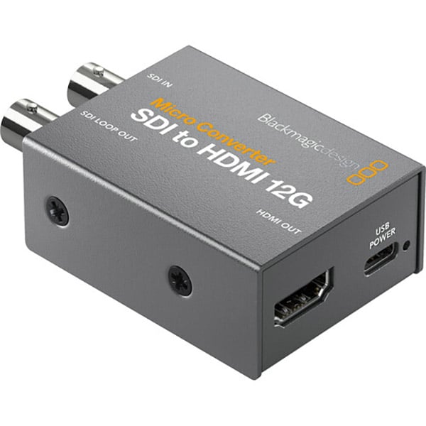Blackmagic Design Micro Converter SDI/HDMI 12G (avec alimentation) - Convertisseur Blackmagic Design Micro Converter SDI/HDMI 12G (avec alimentation) - Convertisseur