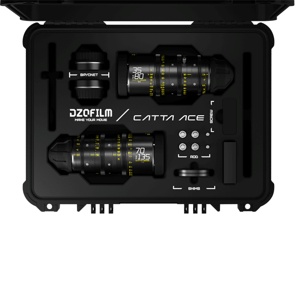 Dzofilm Catta Ace 35-80/70-135 T2.9 (PL/EF, Noir) - Kit d'objectifs Dzofilm Catta Ace 35-80/70-135 T2.9 (PL/EF, Noir) - Kit d'objectifs