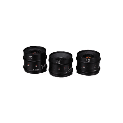 Laowa 7.5mm + 10mm + 17mm MFT Cine - Kit d'objectifs