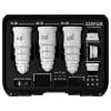 Dzofilm Pictor Zoom 14-30mm/20-55mm/50-125mm T2.8 (PL/EF, Blanc) - Kit Objectifs + Valise