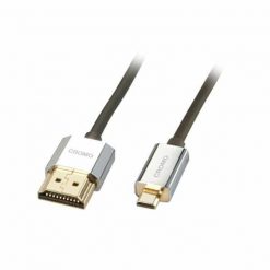Câble HDMI vers Micro HDMI 2.0 Slim UHD Ethernet LINDY Cromo Line M/M (0,5m)