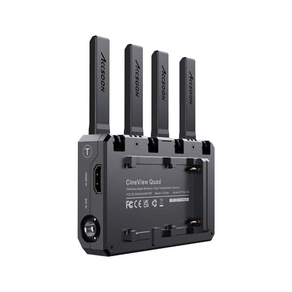 Accsoon CineView Quad TX/RX- Kit HF (Récepteur et transmetteur) Accsoon CineView Quad TX/RX- Kit HF (Récepteur et transmetteur)