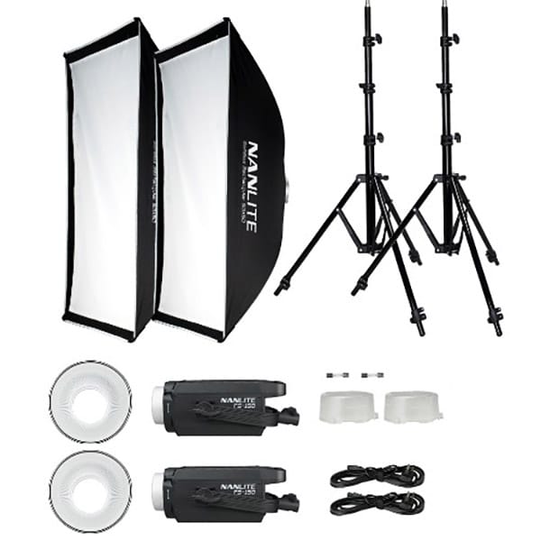 Nanlite FS-150 Dual Kit – Projecteur LED Nanlite FS-150 Dual Kit – Projecteur LED