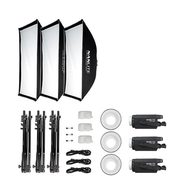 Nanlite FS-150 Triple Kit – Projecteur LED Nanlite FS-150 Triple Kit – Projecteur LED