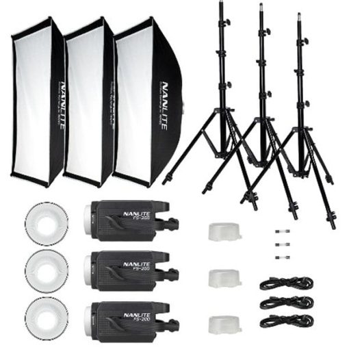 Nanlite FS-200 Triple Kit – Projecteur LED