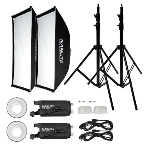 Nanlite FS-300 Dual Kit – Projecteur LED Nanlite FS-300 Dual Kit – Projecteur LED
