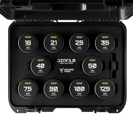 DZOfilm Vespid Prime 16/21/25/35/40/50/70/90/100/125mm (PL) - Kit Objectifs Cinéma