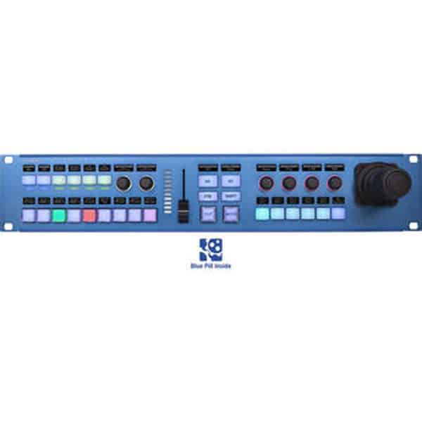 SKAARHOJ Rack Fusion Live avec NKK, Hall-Effect Joystick & Blue Pill - Surface de controle SKAARHOJ Rack Fusion Live avec NKK, Hall-Effect Joystick & Blue Pill - Surface de controle