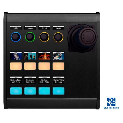 SKAARHOJ PTZ View avec Blue Pill (Noir) - Surface de Contrôle