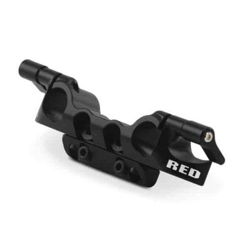 RED Bottom 15mm LWD Rod Support Bracket (V-RAPTOR XL)