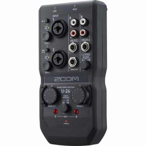 Zoom U-24 - Interface audio 2 entrées / 4 sorties