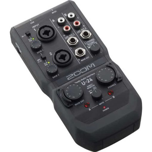 Zoom U-24 - Interface audio 2 entrées / 4 sorties