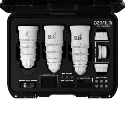 Dzofilm Pictor Zoom 12-25/20-55/50-125 T2.8 (PL/EF, Noir) - Kit d'objectifs