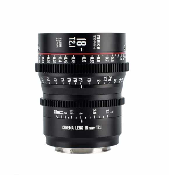 Meike 18mm T2.1 Super 35 (Canon EF) - Objectif Meike 18mm T2.1 Super 35 (Canon EF) - Objectif