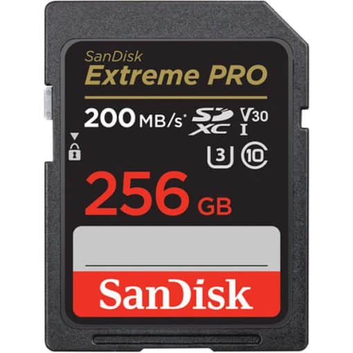 SanDisk SD Extreme Pro UHS-I 512GB 200MB/s V30 - Carte Mémoire