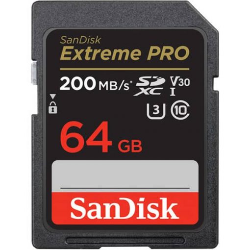SanDisk SD Extreme Pro UHS-I 512GB 200MB/s V30 - Carte Mémoire