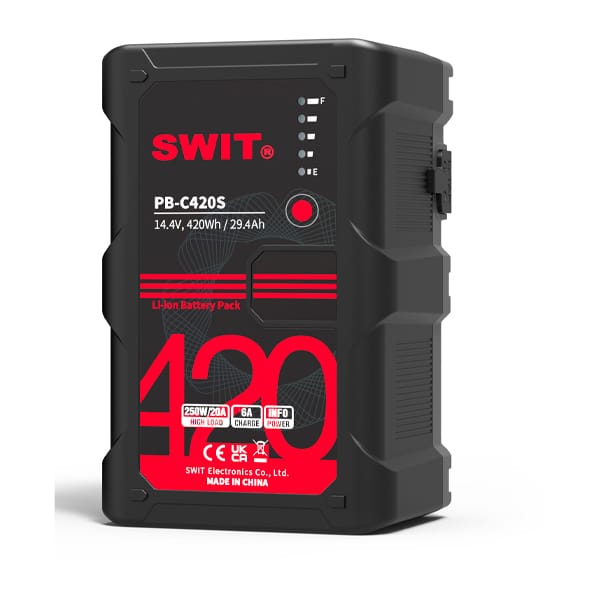 Swit PB-C420S 420Wh (V-Mount) - Batterie Swit PB-C420S 420Wh (V-Mount) - Batterie